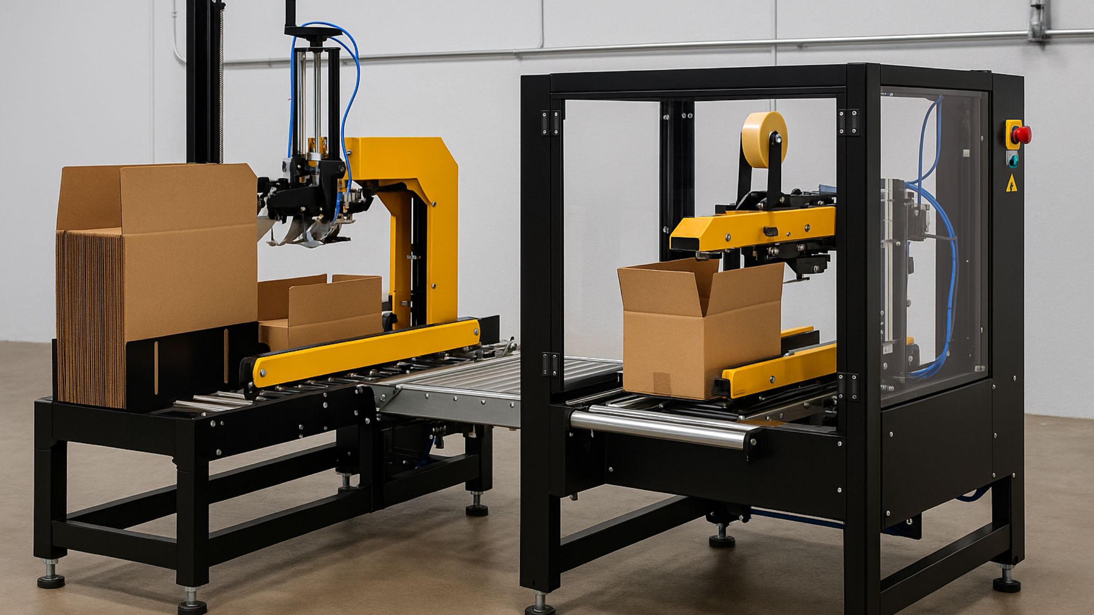 Case Erector and Sealer Machines: Boost Efficiency in Your Packaging Line