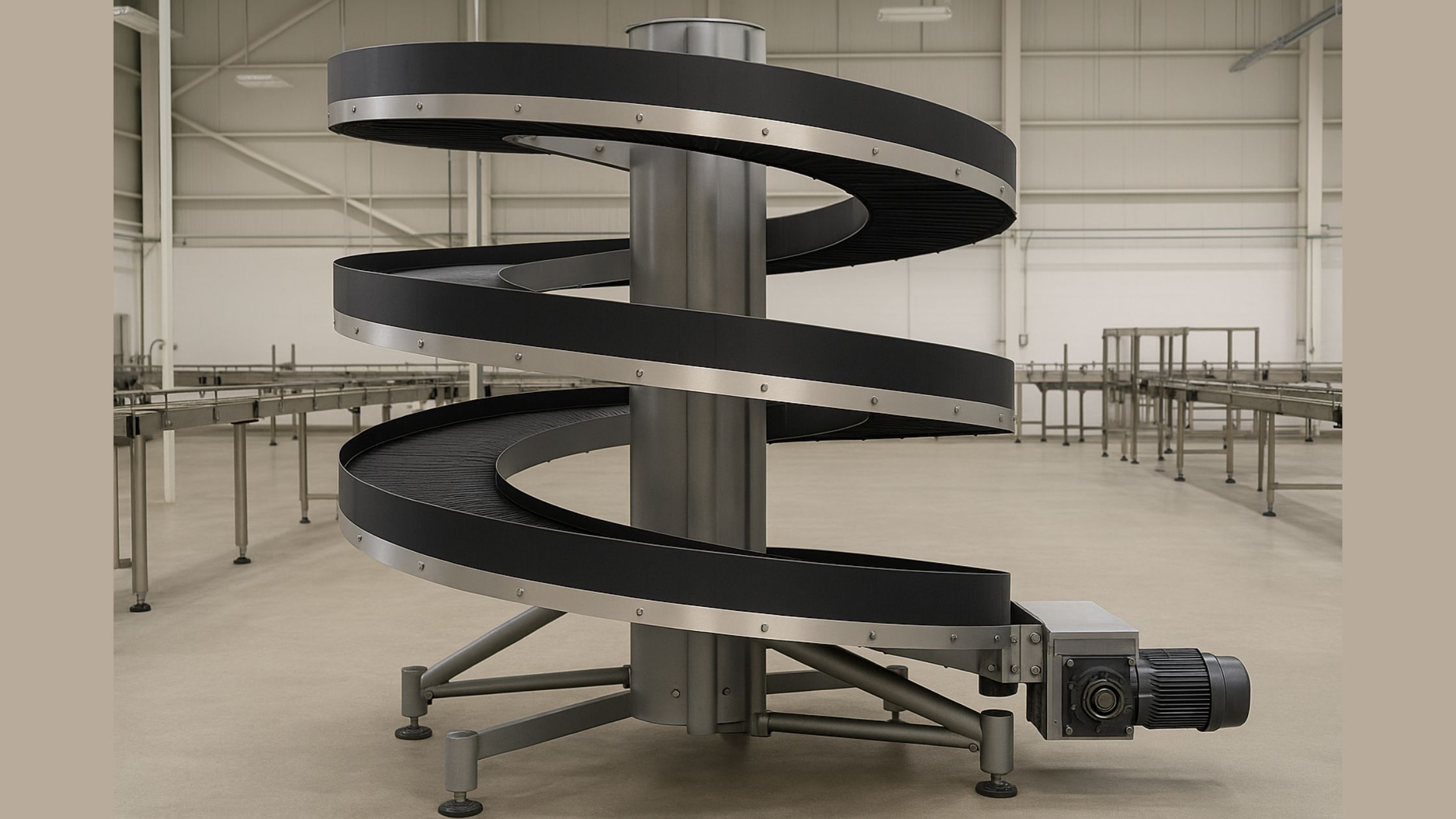Spiral Vertical Conveyor Solutions | Boost Packaging Efficiency