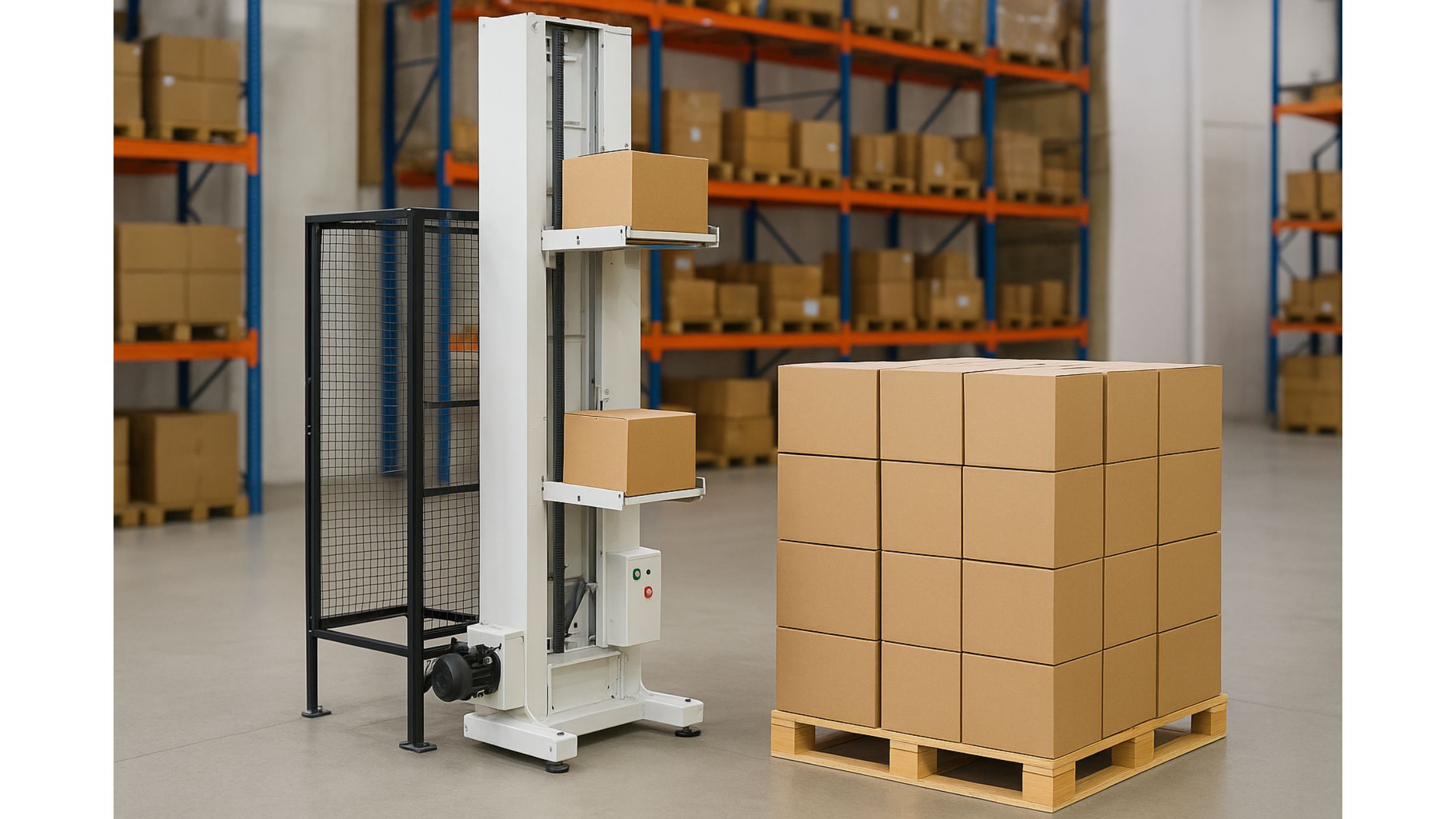 Material Handling Vertical Conveyors for Packaging Efficiency